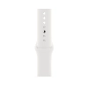 Умные часы Apple Watch Series 8 45 мм Silver Stainless Steel Case with White Sport Band, размер M/L